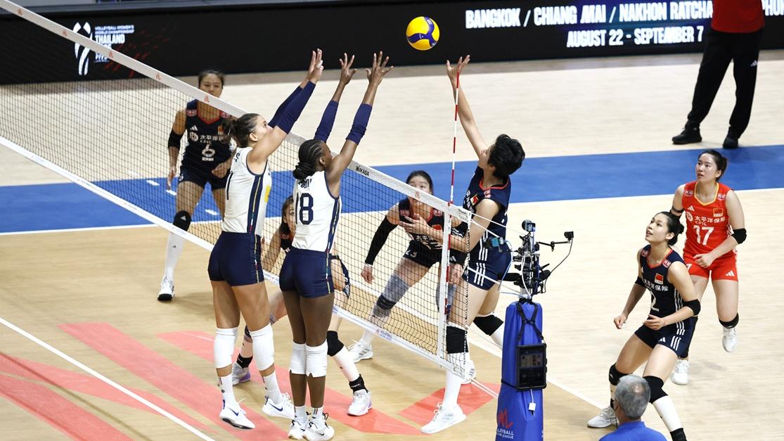 世界女排聯賽香港站意大利3比0勝中國隊