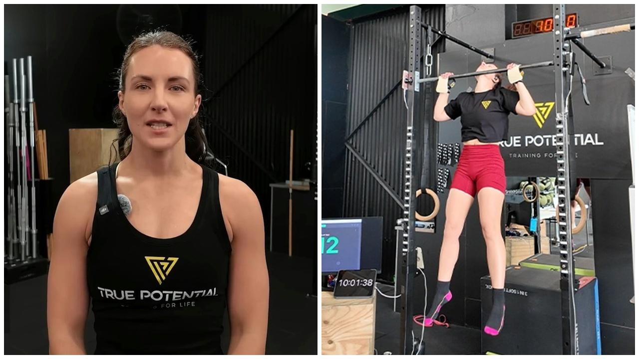 24小時內引體上升7079次，34歲女破健力士世界紀錄。(X)