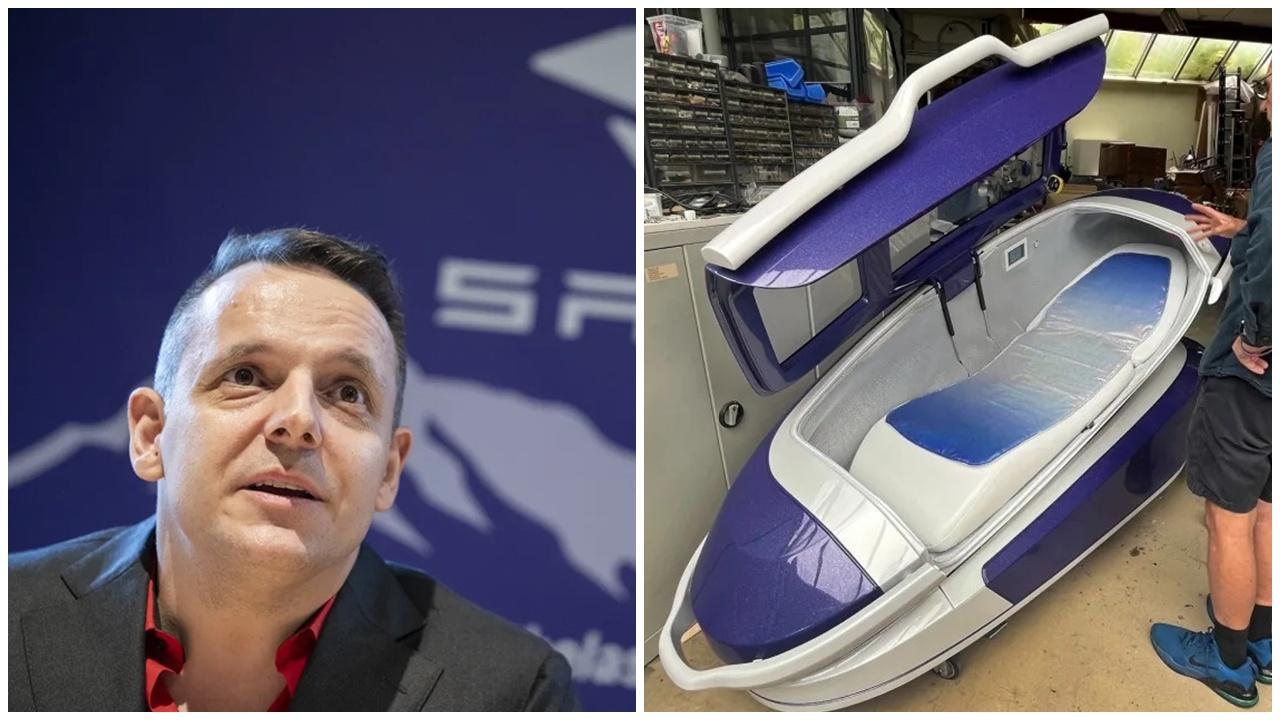 瑞士安樂死倡議者因自殺膠囊艙被捕，獲釋後上月自殺身亡。(X)