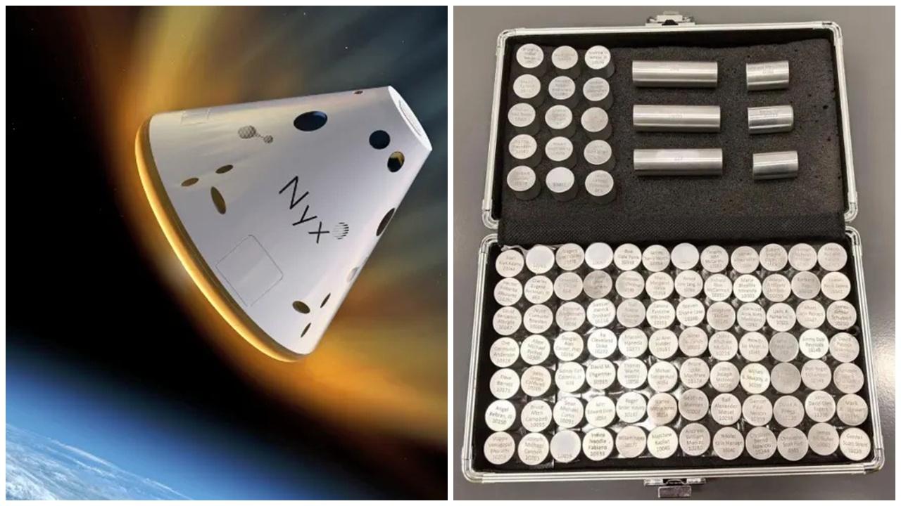 太空骨灰旅遊回程故障墜太平洋，166名逝者變海葬。(X)