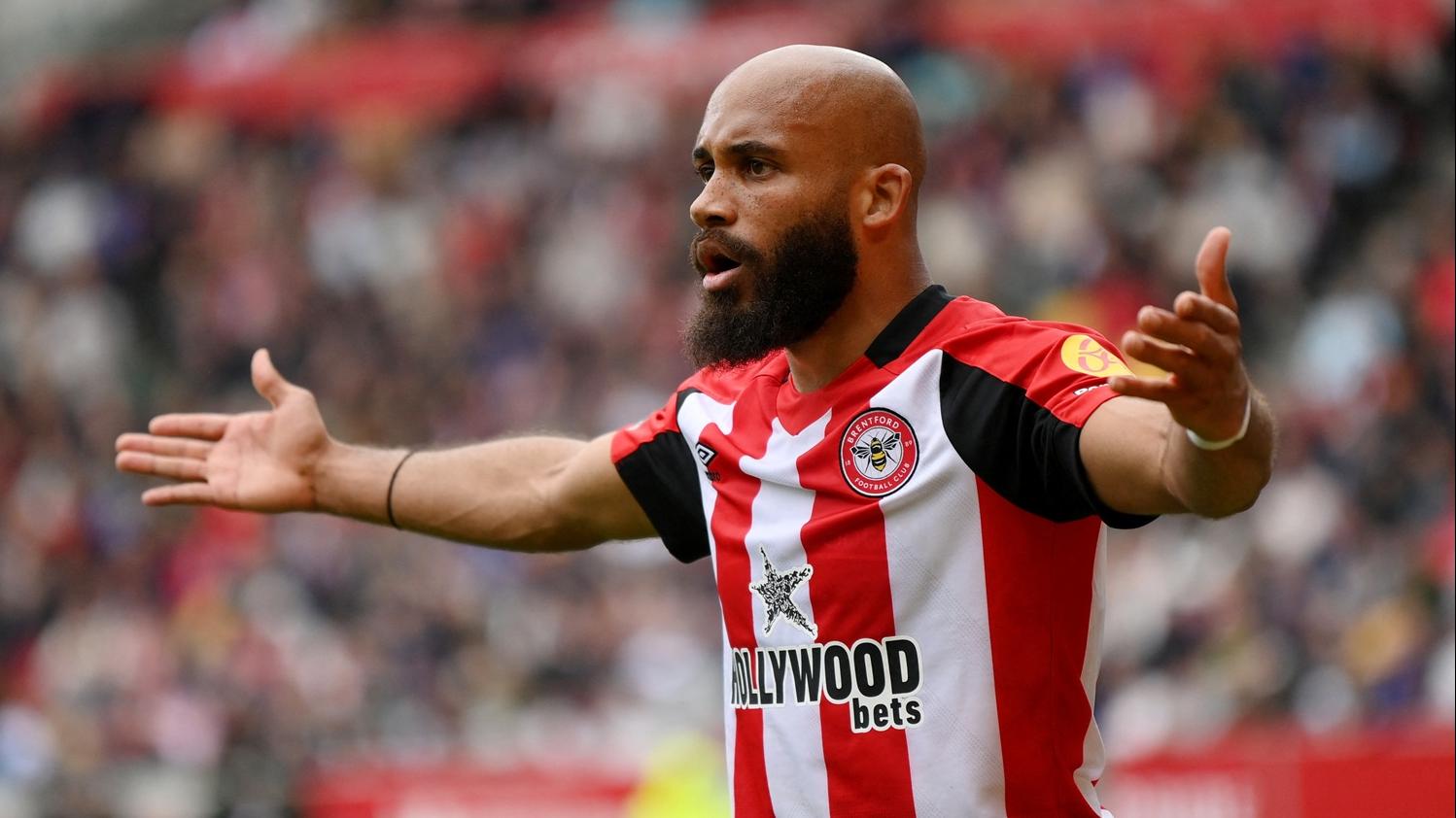 賓福特前鋒的麥比奧莫。(路透社)