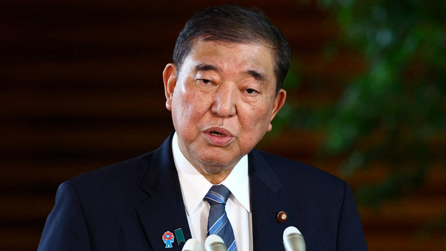 日本首相石破茂。(路透社)