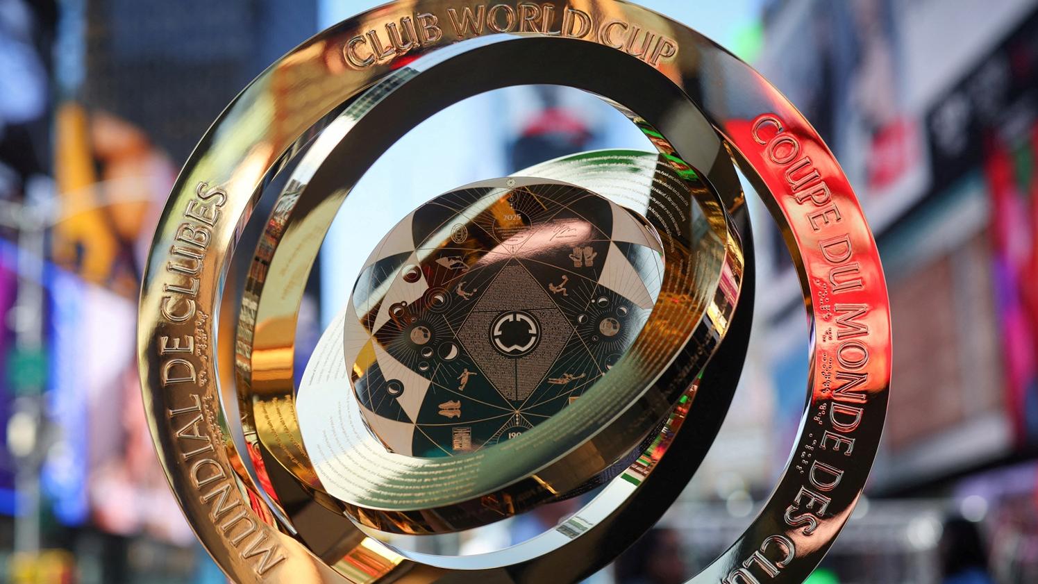 世冠盃的冠軍獎盃。(路透社)