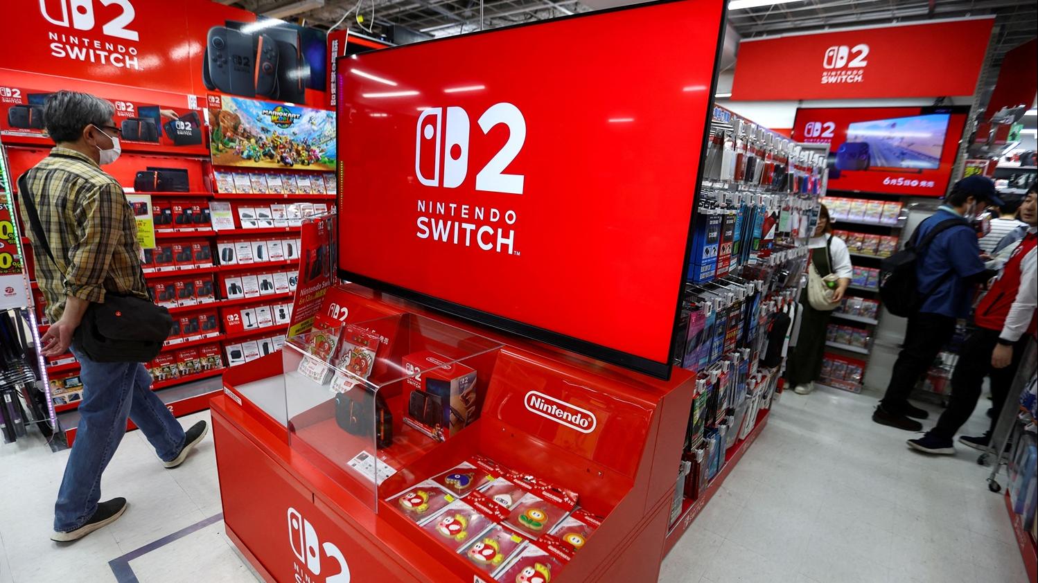 任天堂Switch 2發售。(路透社)