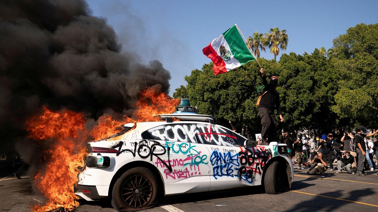 洛杉磯衝突或影響將在美國進行的兩項賽事。(路透社)