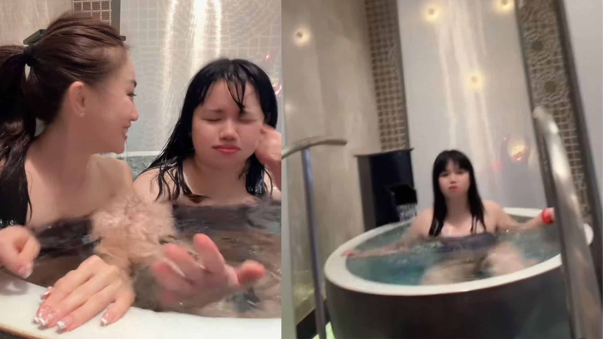 薛影儀重口味水療 黃榕擔心好姐妹：會唔會走光？