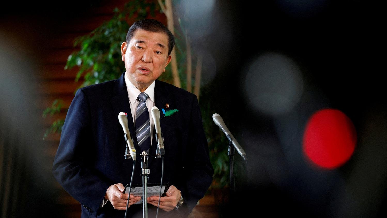 日本首相石破茂。(路透社)