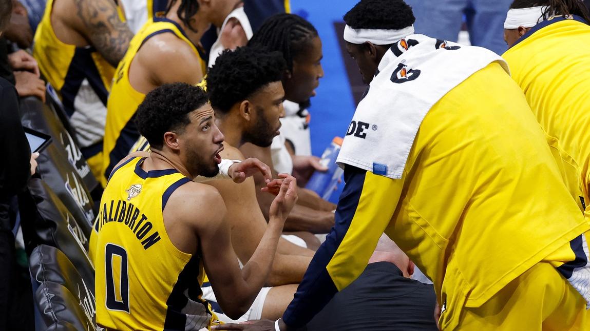 溜馬的主將夏利貝頓在第5戰受傷。(路透社)