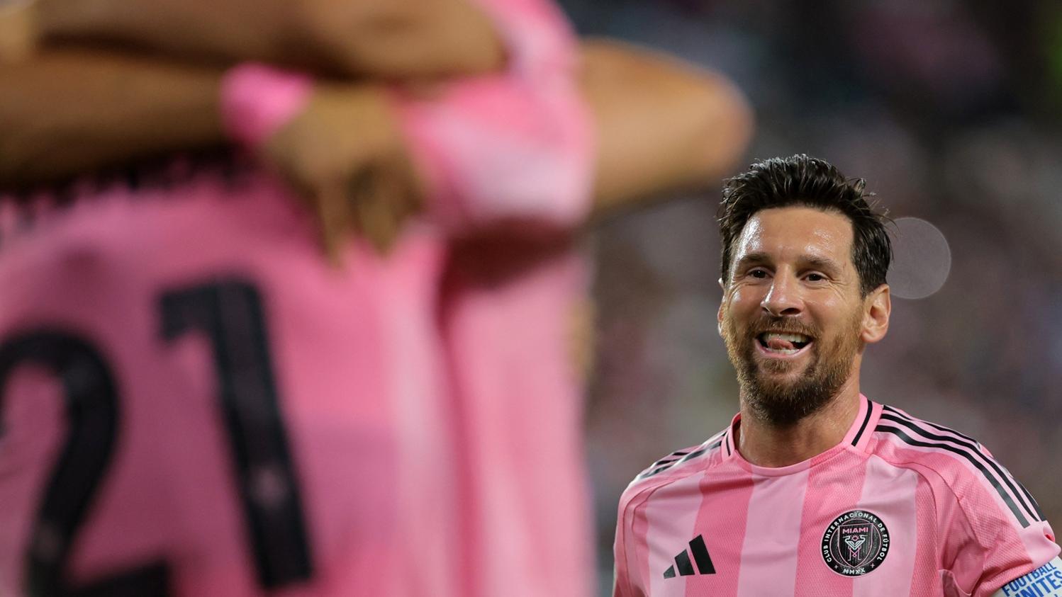 美斯帶領國際邁亞密在分組晉級。(路透社)