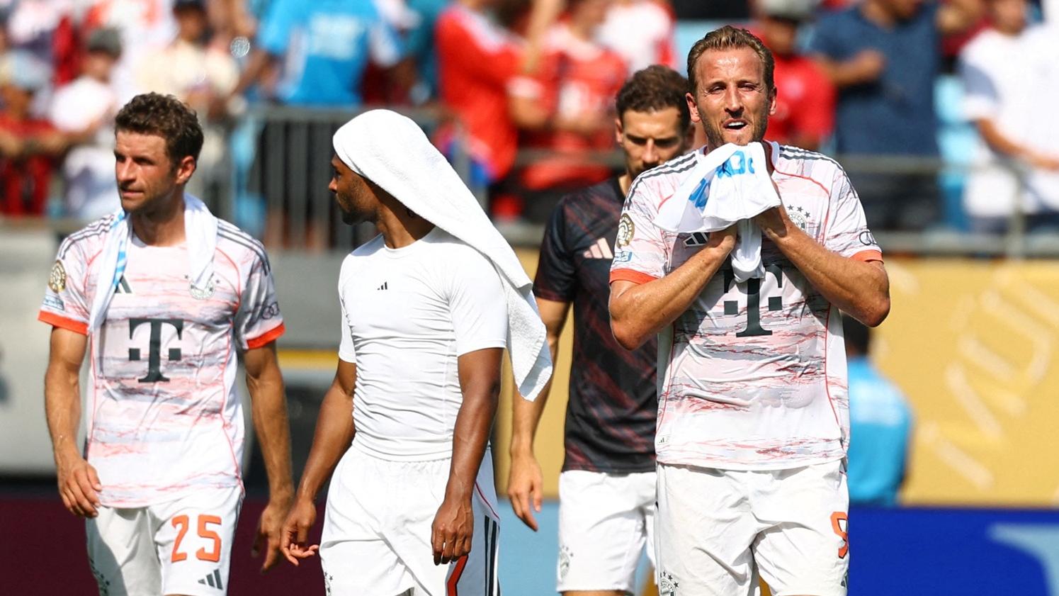 拜仁慕尼黑0:1不敵賓菲加只能次名晉級。(路透社)