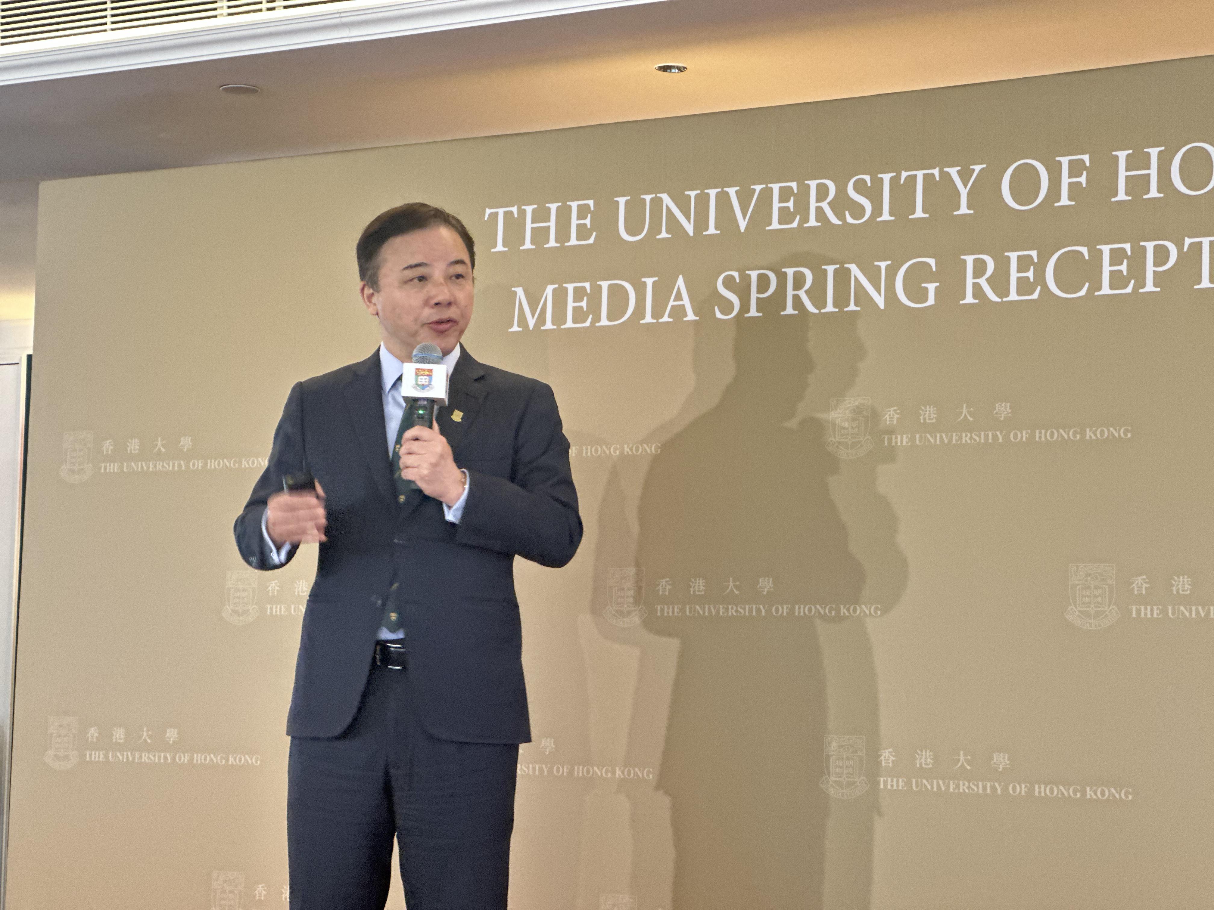 香港大學校長張翔(中通社資料圖片)