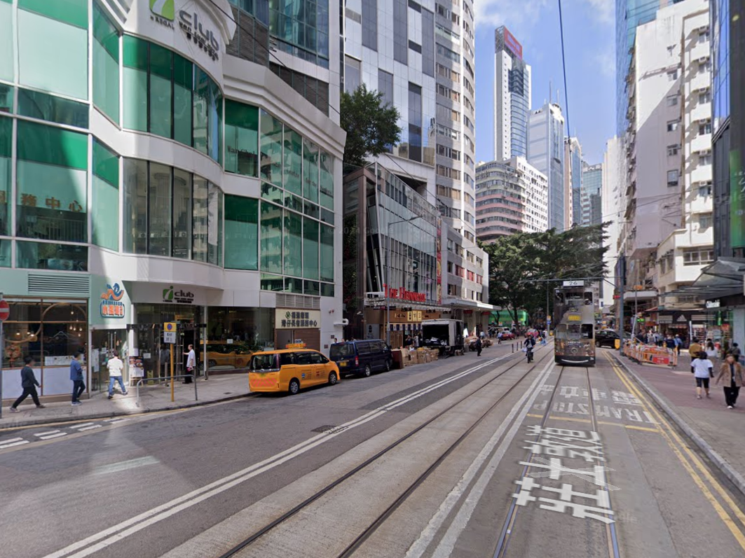 灣仔女子遭陌生男淋液體，面腳紅腫脫皮送院。(Google街景截圖)