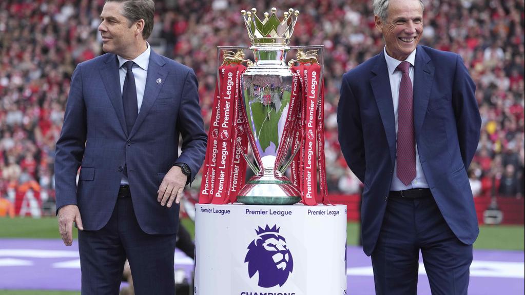 英超獎盃。(美聯社)