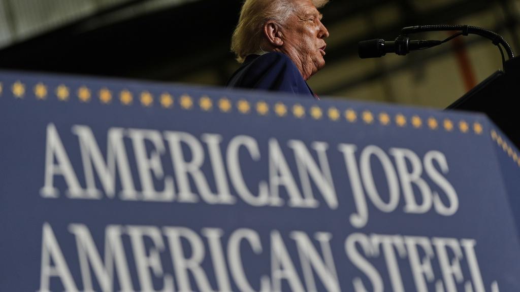 特朗普提高鋼鋁關稅至50%。(AP)