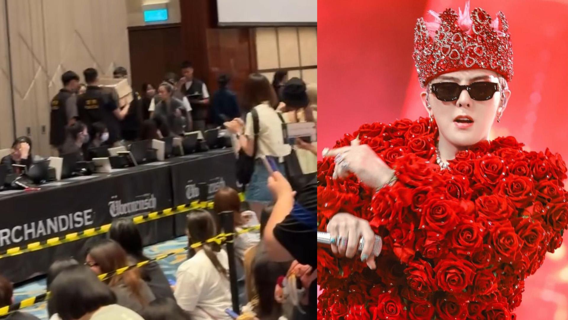 G-DRAGON澳門 演唱會｜警察到場查封疑拉黑工 fans一度被困過多小時