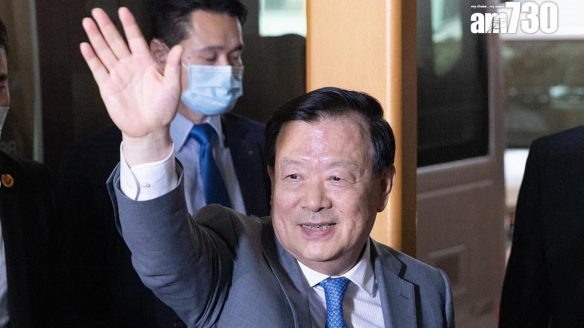 消息指夏寶龍本月訪港，或出席國安法論壇（資料圖片）