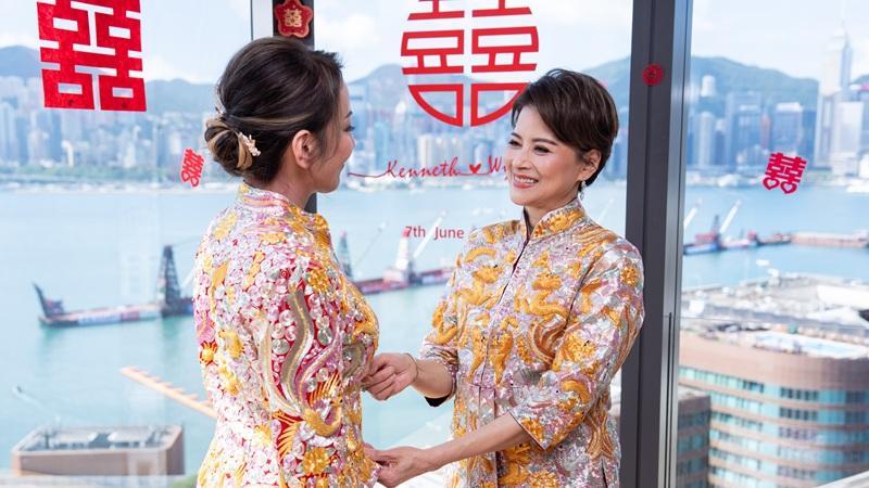 黎燕珊囡囡嫁IT靚仔 重磅龍鳳金鈪超誇張