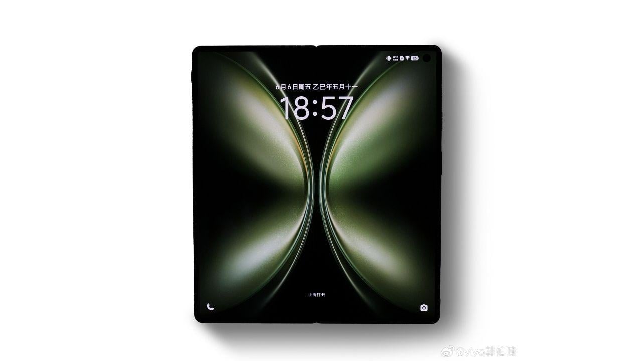 vivo X Fold5正面圖曝光　內外屏均具一強勁功能+ZEISS大師螢幕調色