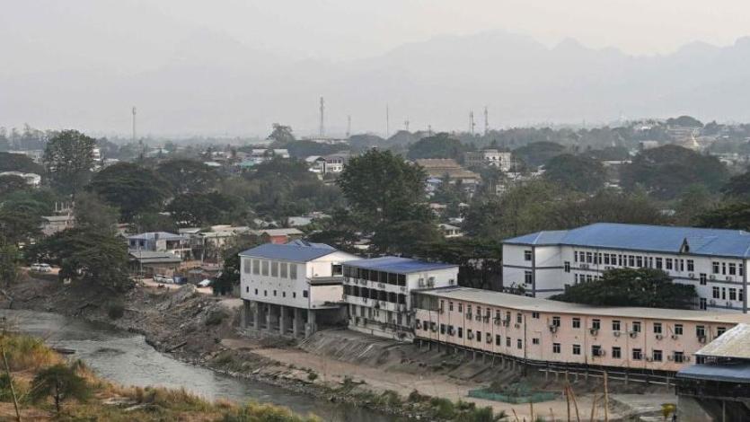 緬甸克倫邦的妙瓦底有電騙園區。(資料圖片)