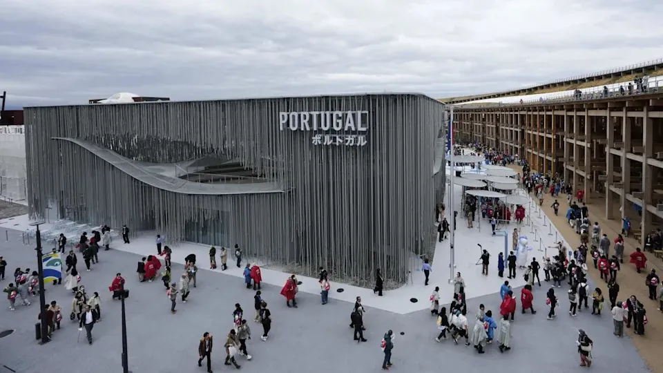 大阪世博15日驚傳槍聲。（資料照／美聯社）