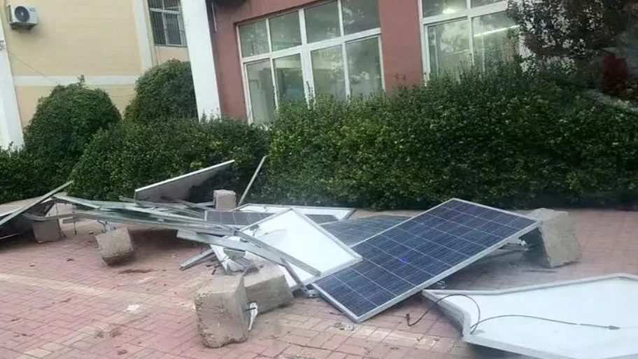 內地小學太陽能板遭強風吹落　六年級女童慘被砸死
