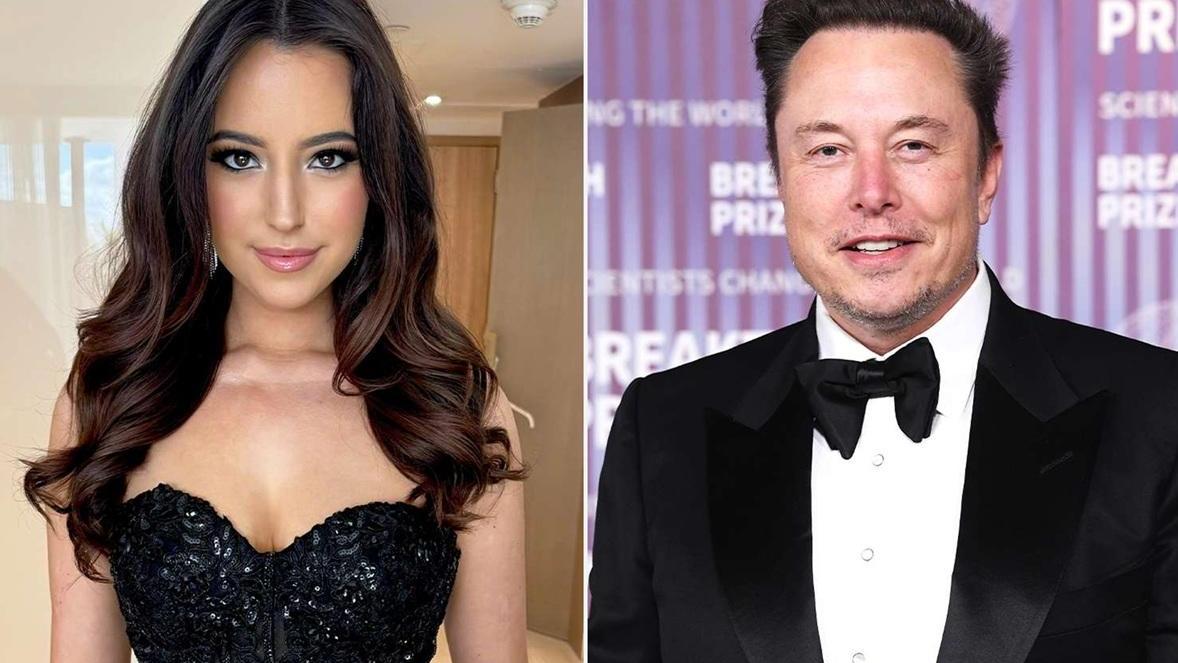 聖克萊爾（Ashley St. Clair）與馬斯克。