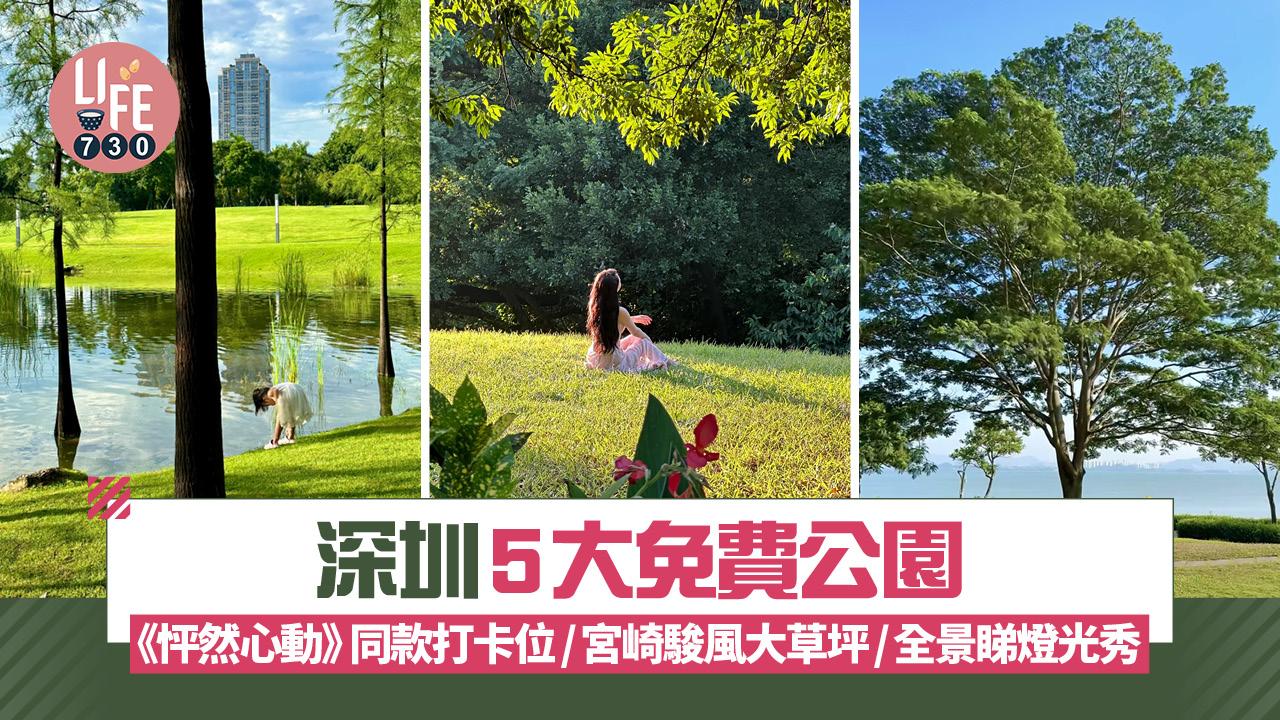 深圳打卡必到5大公園 免費入場！《怦然心動》同款打卡位/宮崎駿風大草坪/全景睇燈光秀