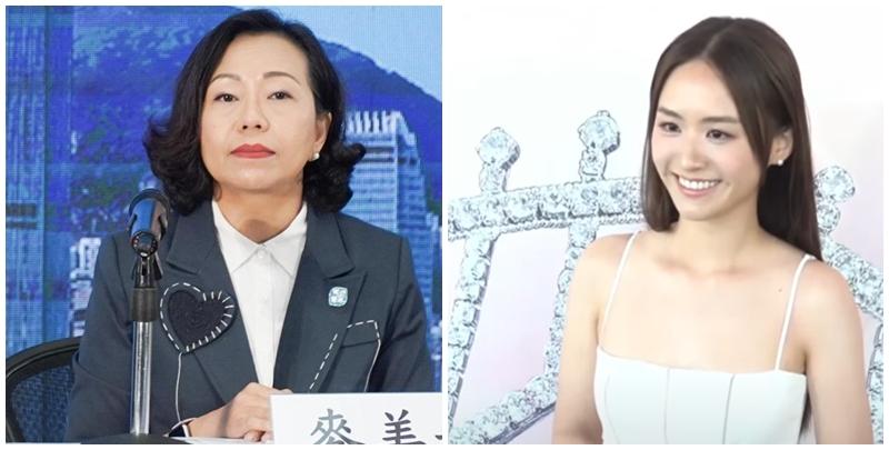 民建聯「小花」西貢委任區議員莊雅婷，今天（24日）參加香港小姐競選。民政及青年事務局局長麥美娟表示，從今日新聞報道中得悉一名西貢區議員參選香港小姐競選