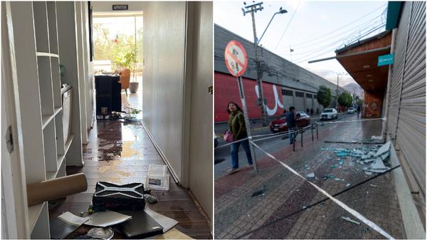 智利6.4級地震損壞基建　近2.3萬戶斷電