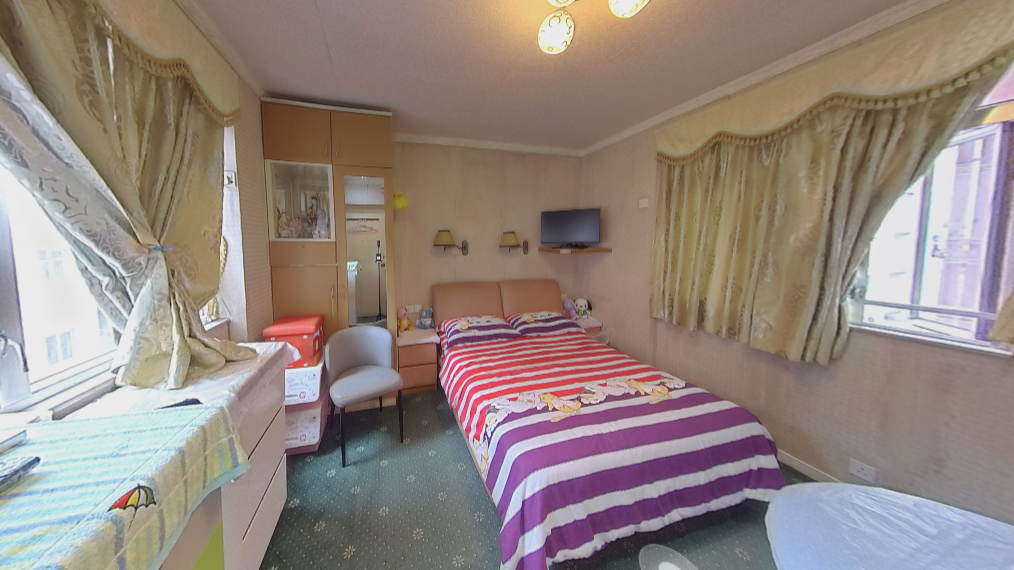 單位面積雖小，只有212方呎，採開放式設計，但設有對流窗，光猛開揚。(代理提供)