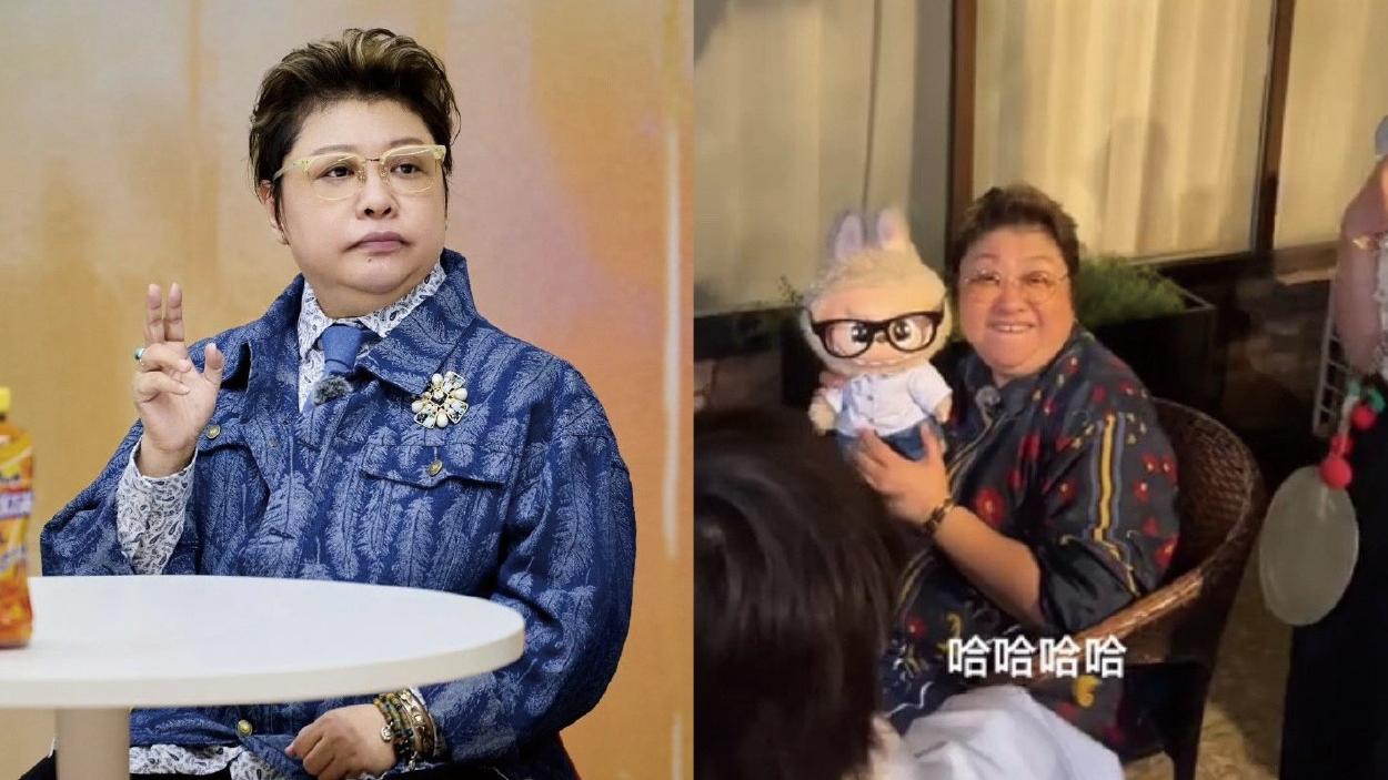 鍾懿拍內地綜藝送Labubu作禮  意外撞樣韓紅 相似度100%