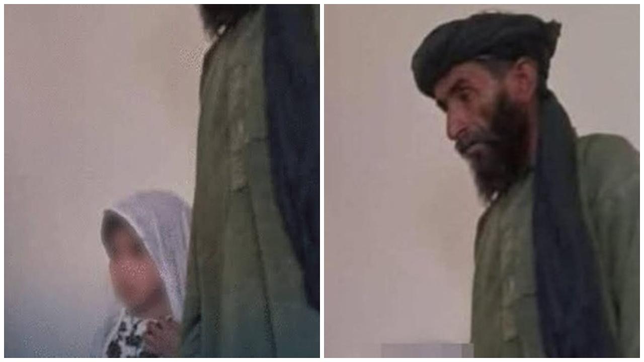 6歲女童被迫嫁45歲擁兩妻男，塔利班介入「等她到9歲」。(X)