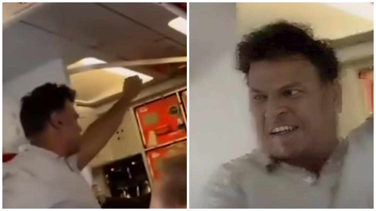 狂男機上高喊有炸彈叫「特朗普去死」，乘客合力制服飛機急降。(X)