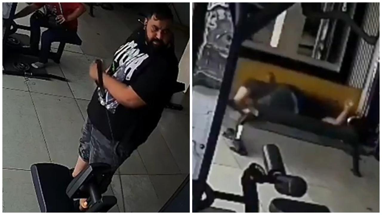 壯漢健身前疑喝一飲品，中途倒地暴斃。(X)