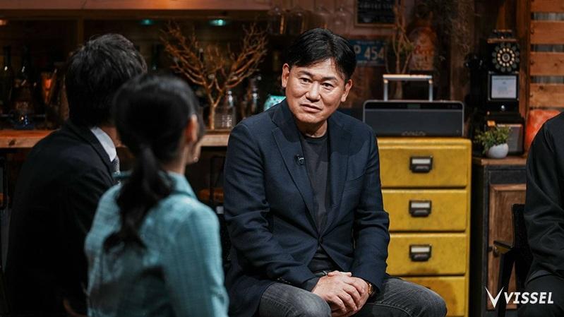 神戶勝利船的老闆三木谷浩史。(神戶勝利船官網)