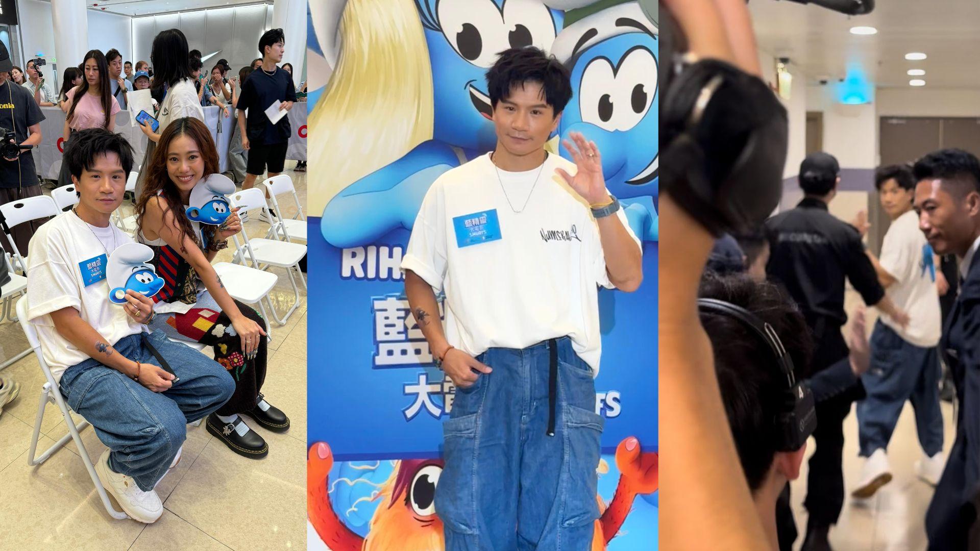 梁釗峰爆出軌後首現身 孖JACE出席活動拒絕受訪