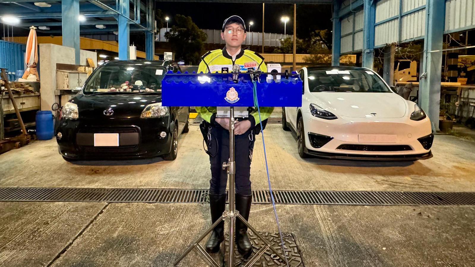 警方講述案情。