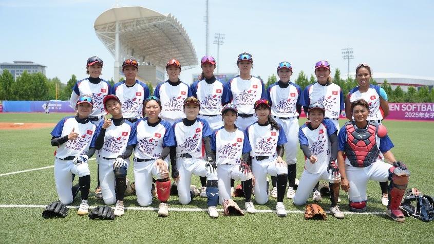 香港女子壘球代表隊。(香港壘球總會圖片)