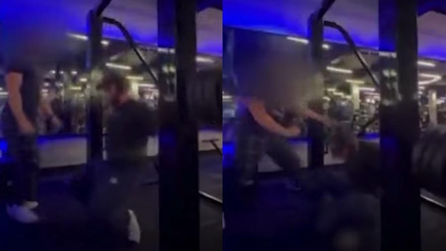 健身舉140公斤槓鈴無卡好掉落 巴西男跪地雙腳骨折(有片慎入)