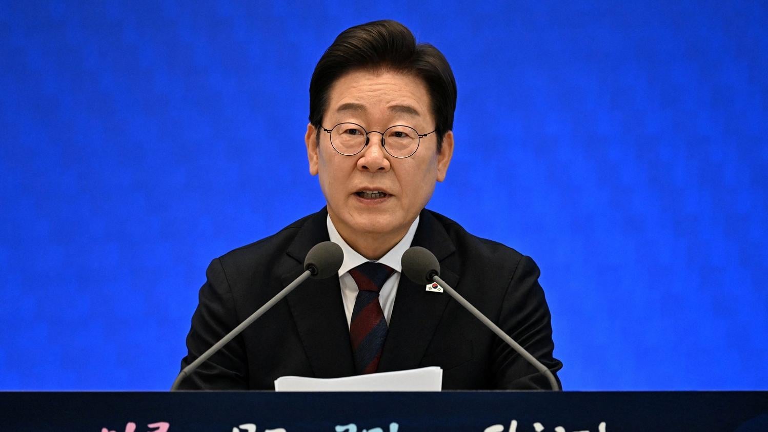 南韓總統李在明。(路透社)