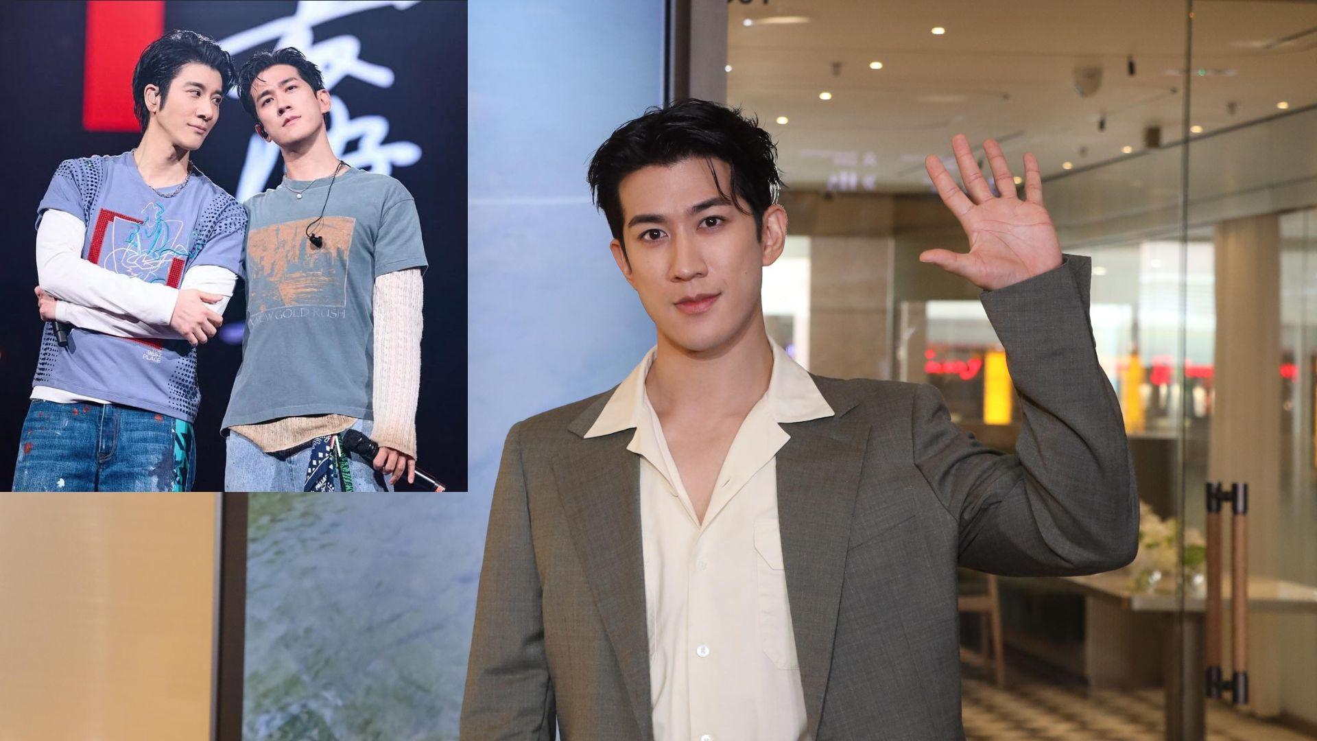 李治廷與王力宏「雙胞胎」站台 現身尖沙咀活動自薦拍賽車片唔使替身