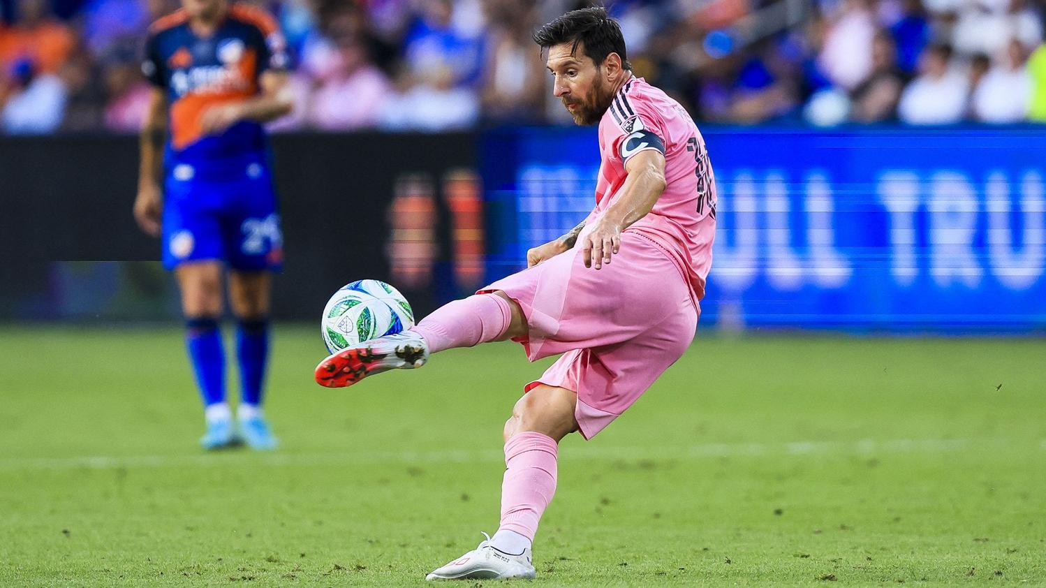 在對辛辛那堤的比賽，美斯未能再取得入球。(路透社)