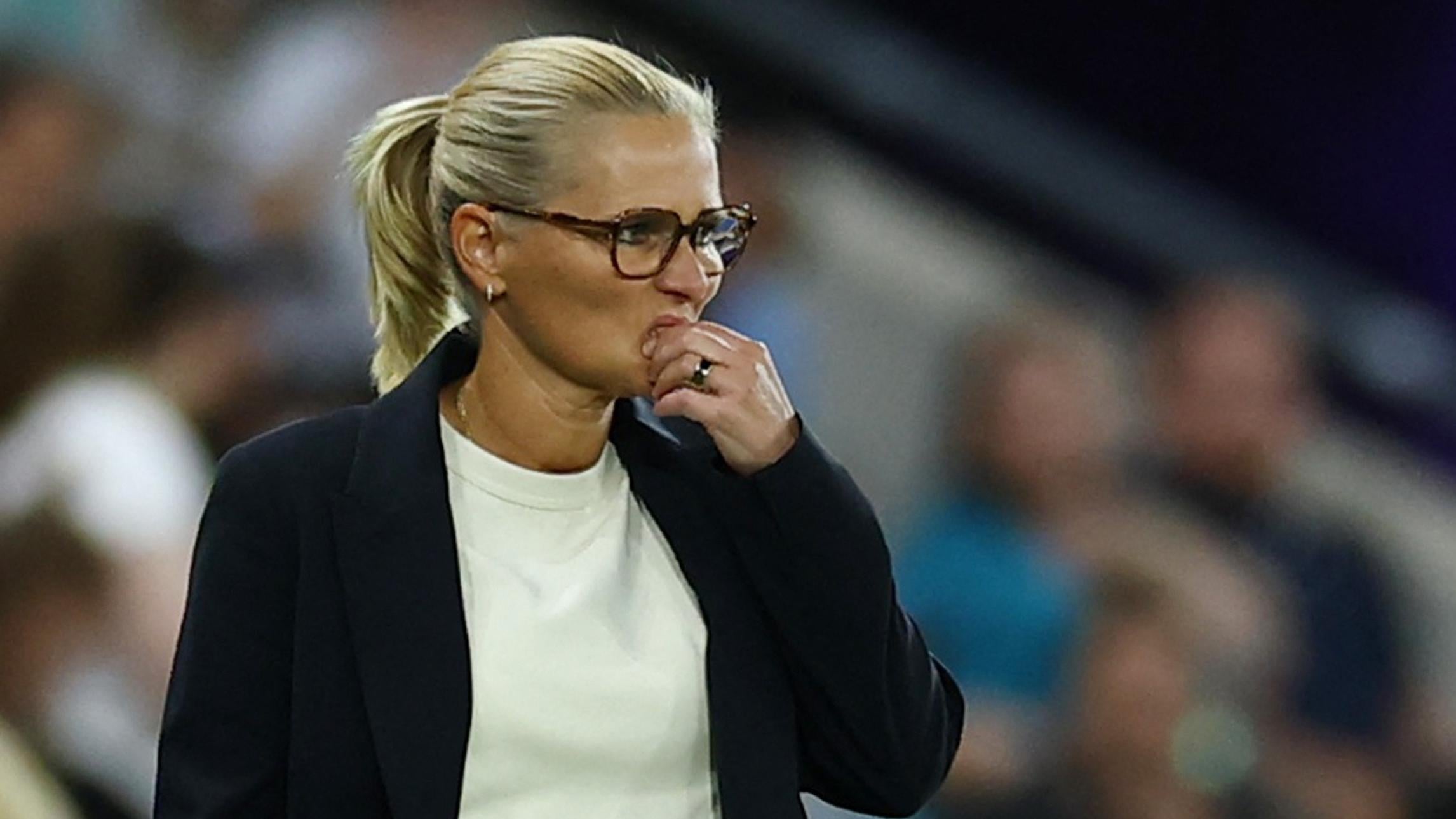 英格蘭女足主帥韋嘉文。(路透社)