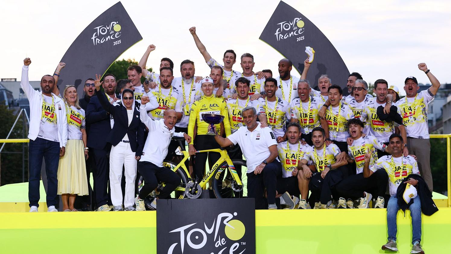 斯洛文尼亞車手普加卡，第4次贏得環法賽冠軍。(路透社)