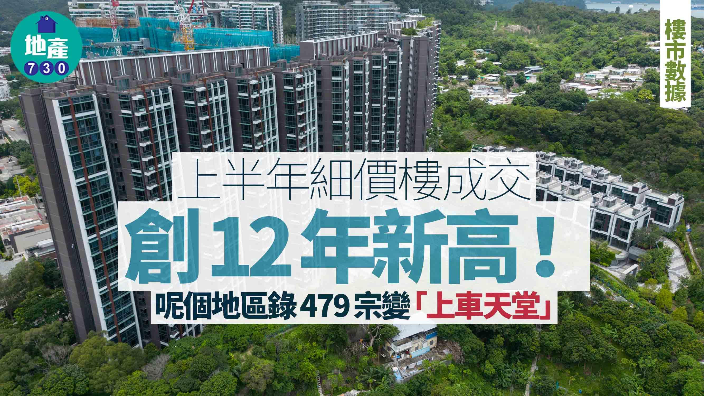 上半年細價樓成交創12年新高 呢個地區錄479宗變「上車天堂」｜樓市數據
