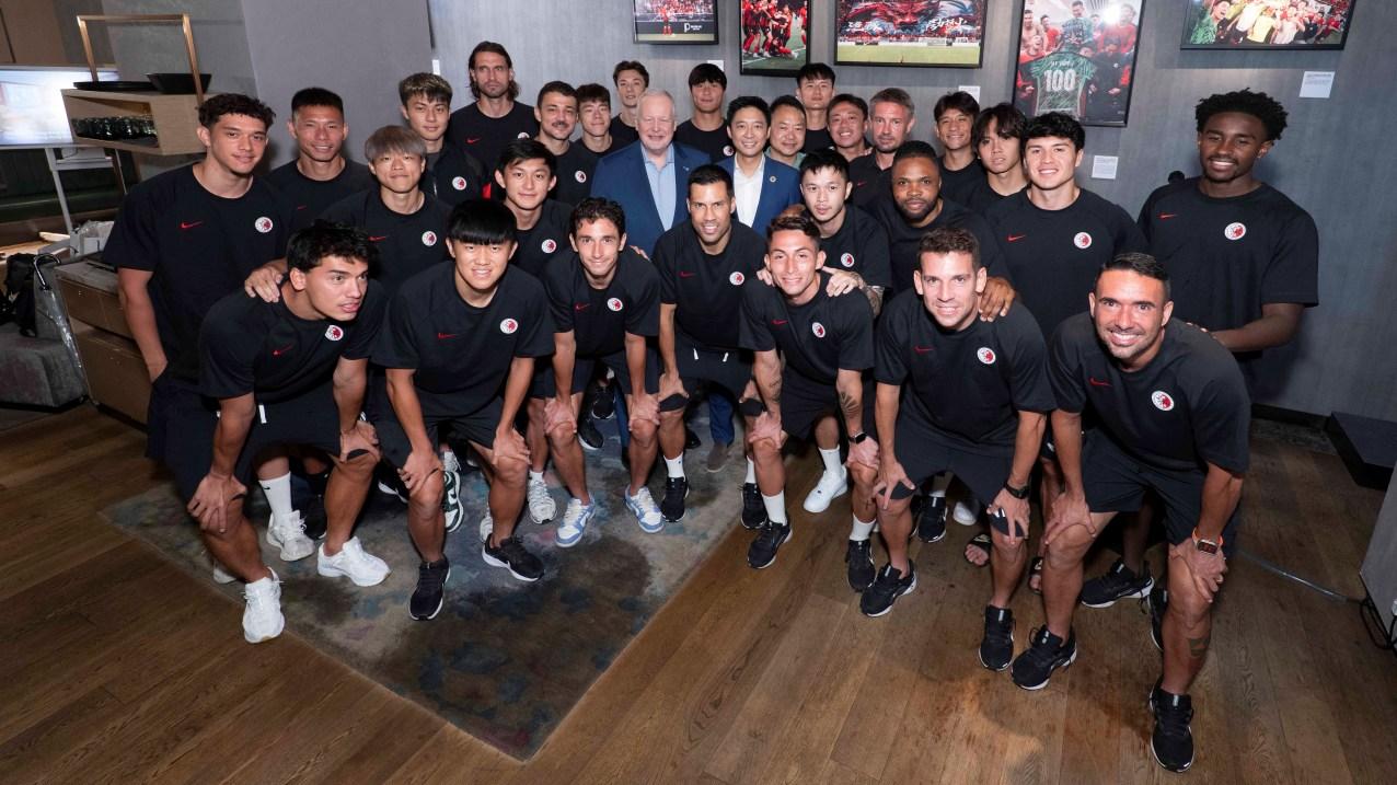 港足｜港隊x柏寧酒店聯手造勢　葉鴻輝寄語球隊：先求入波再望取分