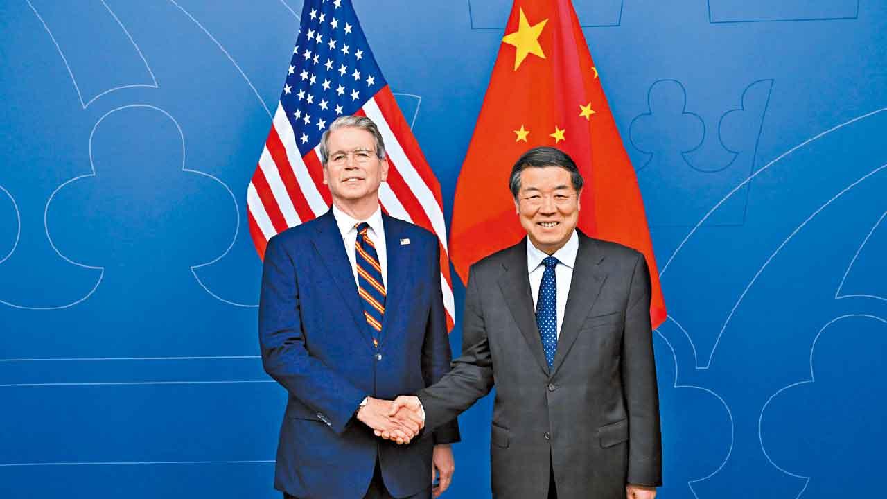 貝森特︰或90日內再會晤  中美貿談結束 同意繼續「休戰」