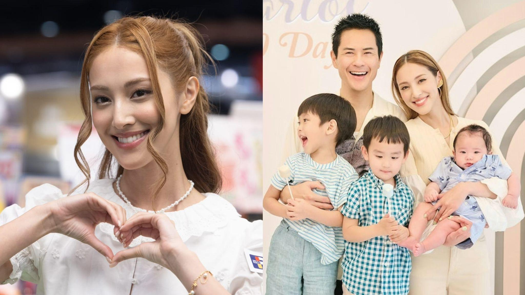 陳凱琳指老公鄭嘉穎望孩子學中文 透露長子獲華仁小學取錄