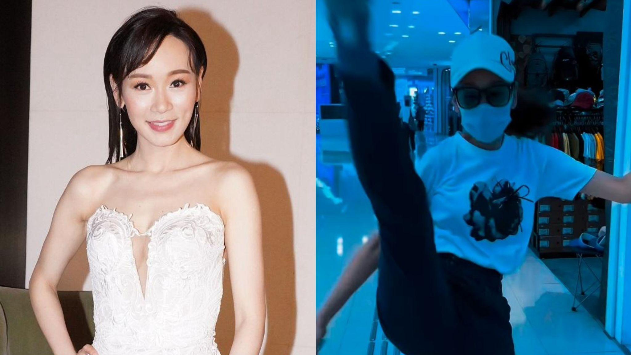 楊思琦行商場李小龍上身離奇擘腿 嚇窒網民：真心尷尬