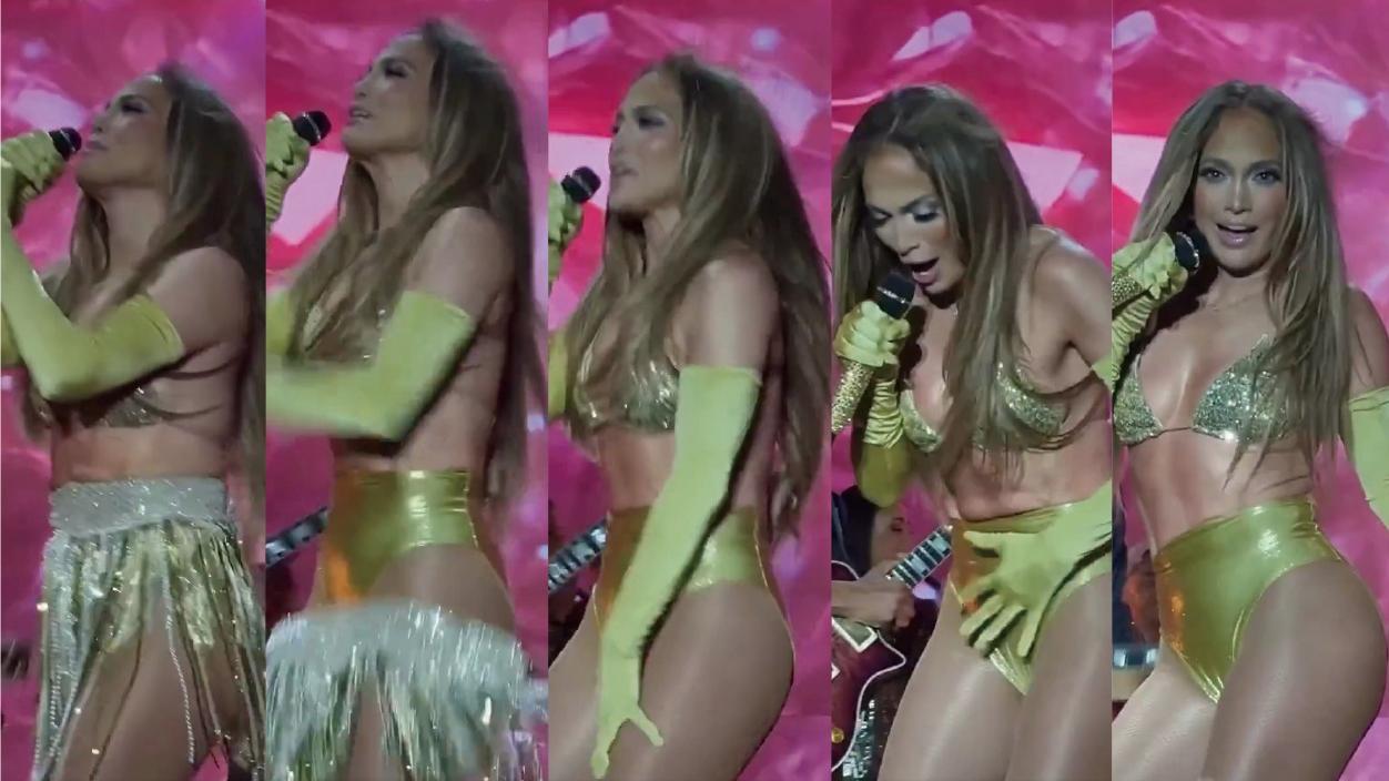 Jennifer Lopez台上甩裙露出底褲 機智應對化解尷尬